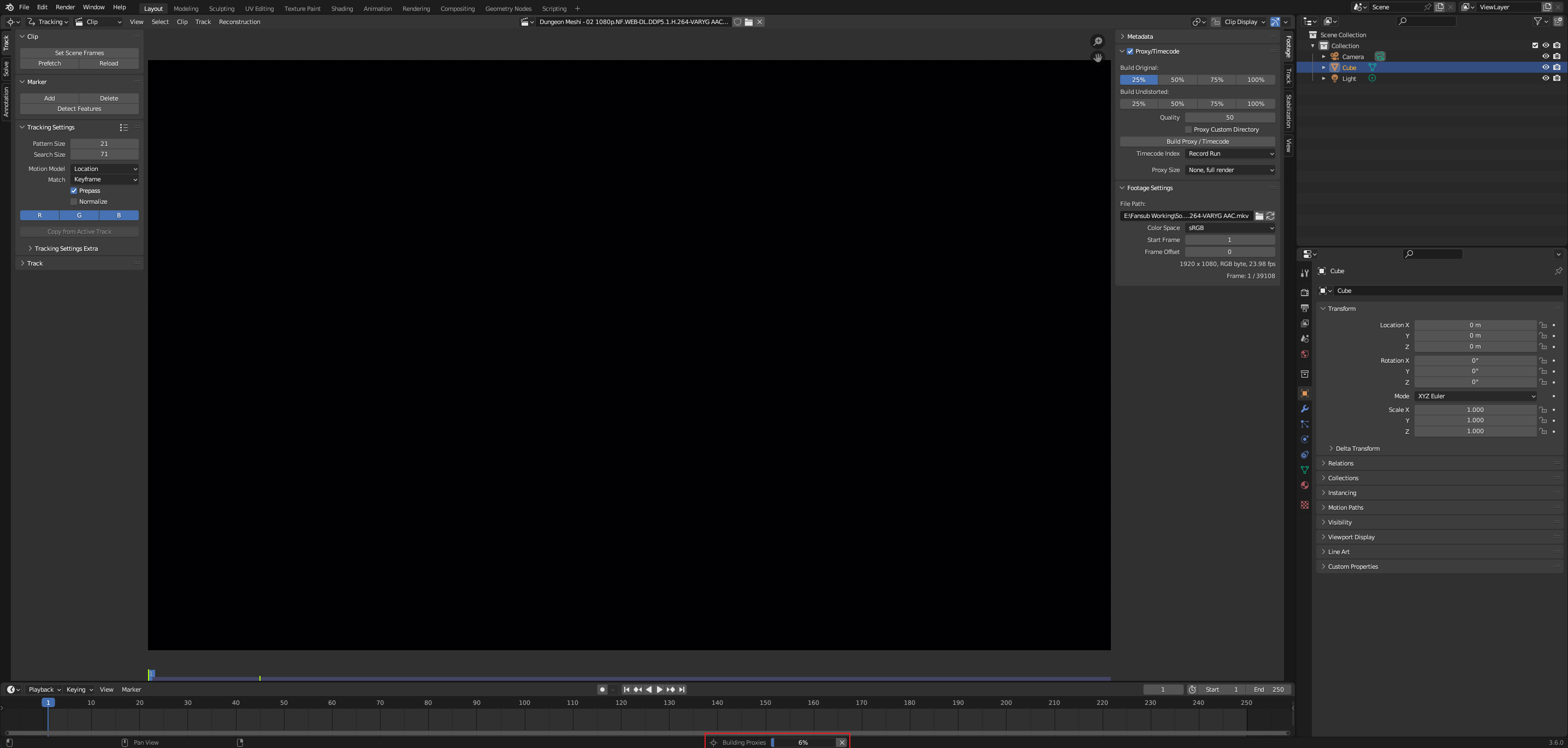 Aegisub motion tracking using Blender · NekomoekissatenSUB/NekomoekissatenSubs Wiki · GitHub